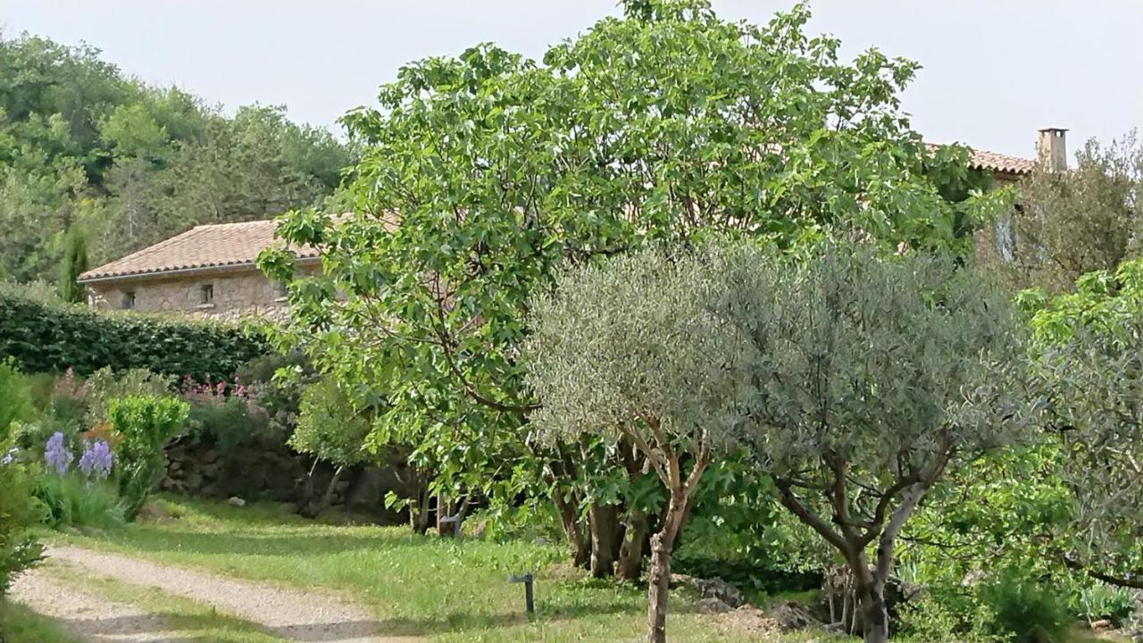 Gite En Cevennes Du Sud, Bergerie Restauree Au Rez De Jardin D'Une Bastide Avec Piscine, Vue Exceptionnelle, Authenticite Et Confort Saint-Laurent-le-Minier 外观 照片