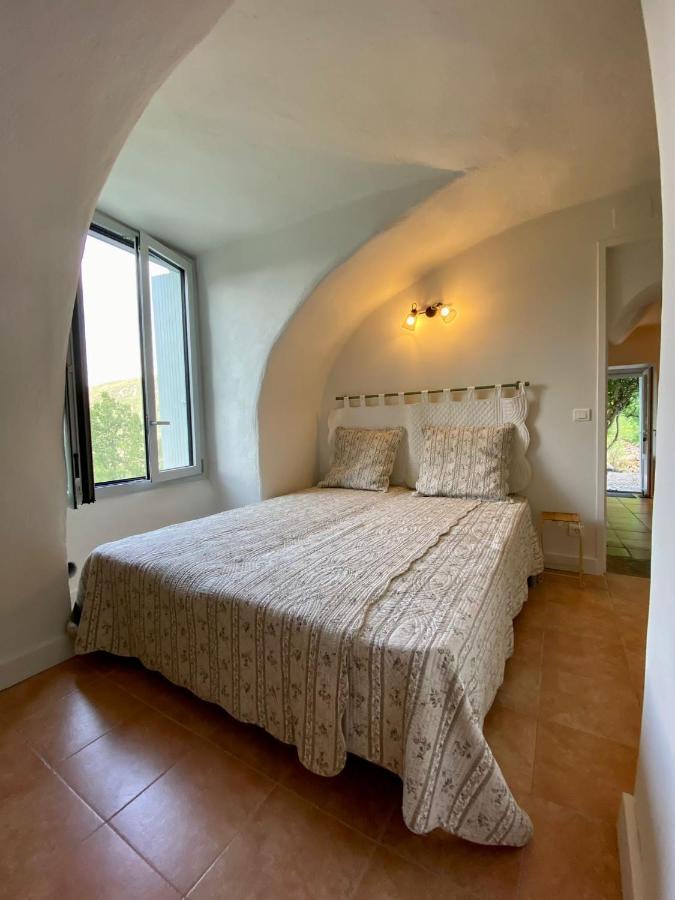 Gite En Cevennes Du Sud, Bergerie Restauree Au Rez De Jardin D'Une Bastide Avec Piscine, Vue Exceptionnelle, Authenticite Et Confort Saint-Laurent-le-Minier 外观 照片