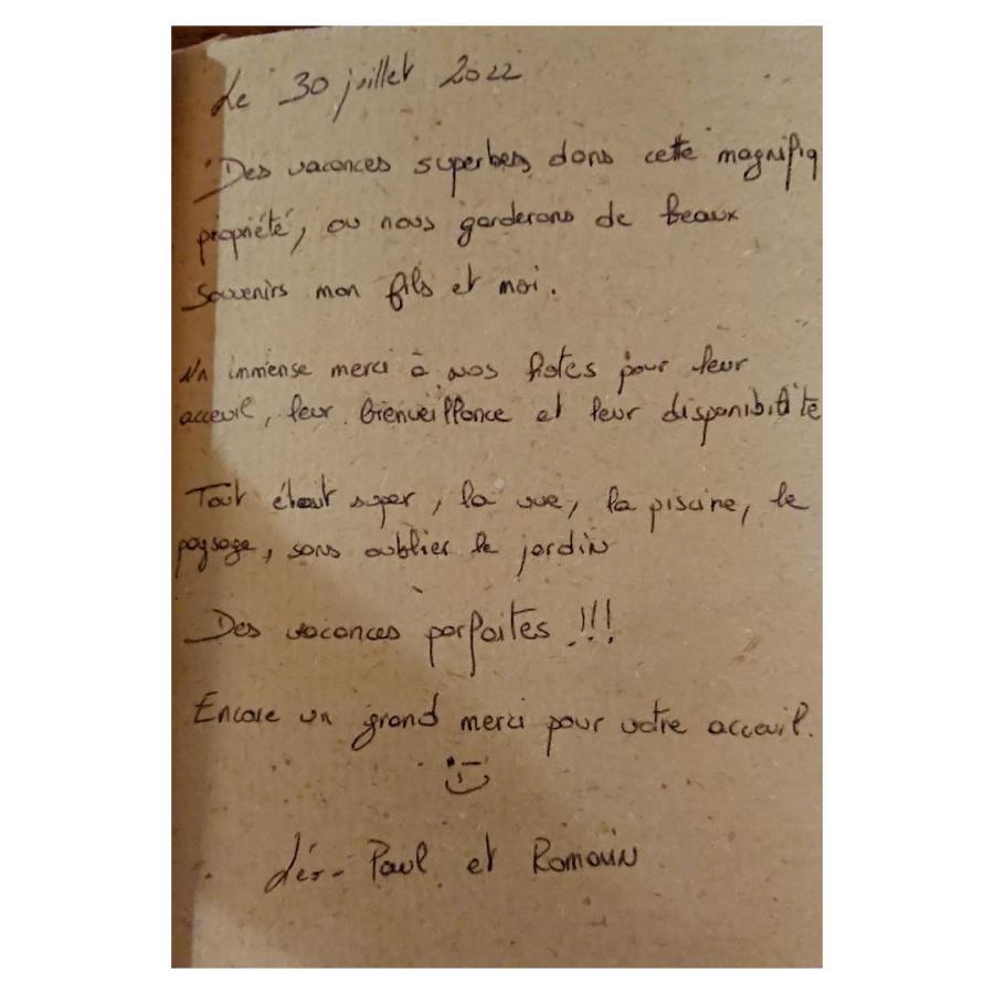 Gite En Cevennes Du Sud, Bergerie Restauree Au Rez De Jardin D'Une Bastide Avec Piscine, Vue Exceptionnelle, Authenticite Et Confort Saint-Laurent-le-Minier 外观 照片