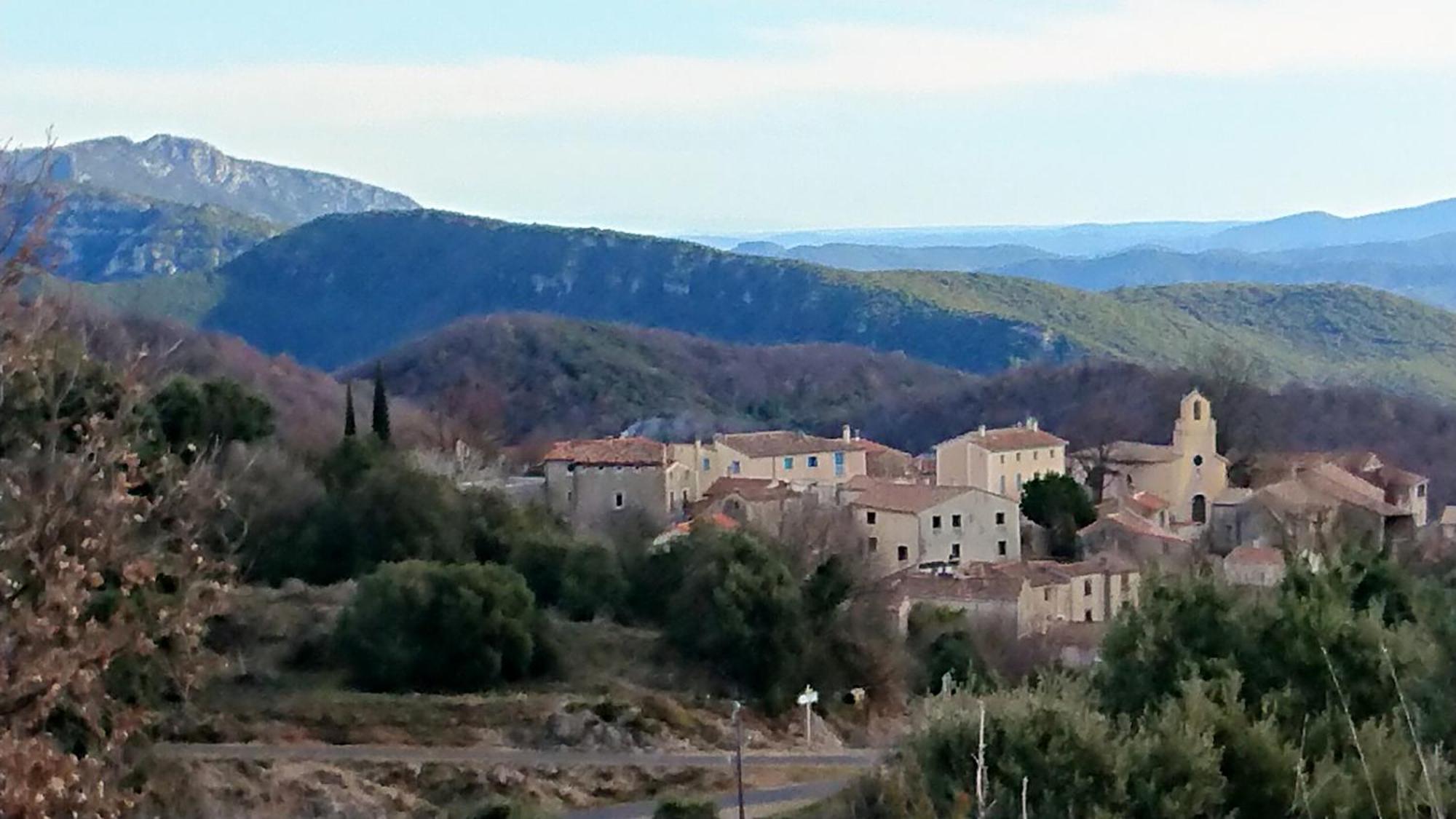Gite En Cevennes Du Sud, Bergerie Restauree Au Rez De Jardin D'Une Bastide Avec Piscine, Vue Exceptionnelle, Authenticite Et Confort Saint-Laurent-le-Minier 外观 照片